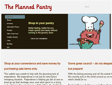 Tablet Screenshot of plannedpantry.com